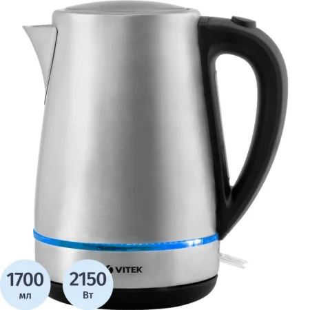 Чайник электрический Vitek VT-7096 серебристый