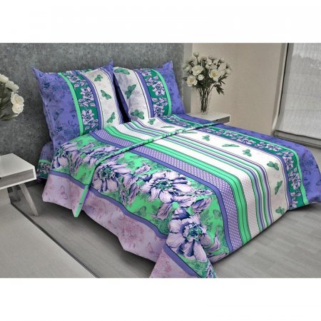 Постельное белье в ассортименте (1.5-спальное, наволочка 70х70 см, бязь)