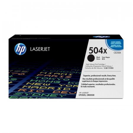 Картридж HP 504X CE250X черный