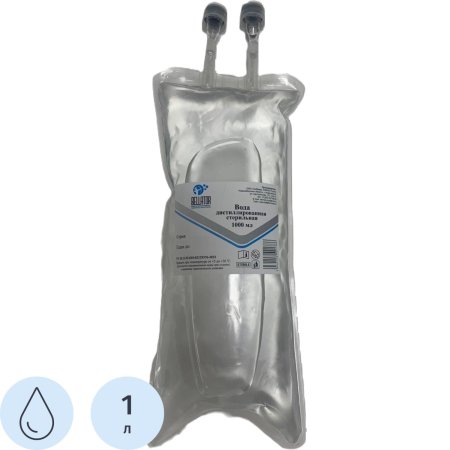 Вода дистиллированная 1 л (6 штук в упаковке)