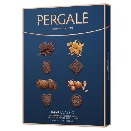 Шоколадные конфеты Pergale Happy Holidays Ассорти из темного шоколада  171 г