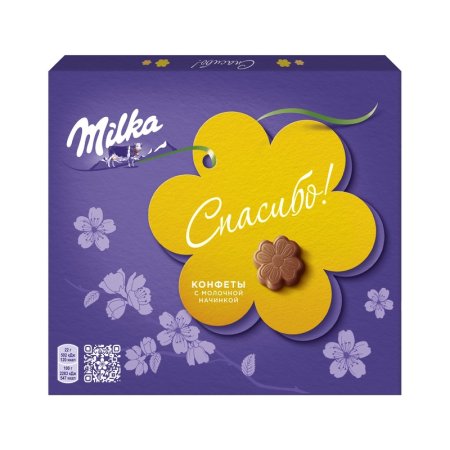 Шоколадные конфеты Milka с молочной начинкой 110 г