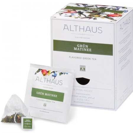 Чай Althaus Grun Matinee зеленый 15 пакетиков