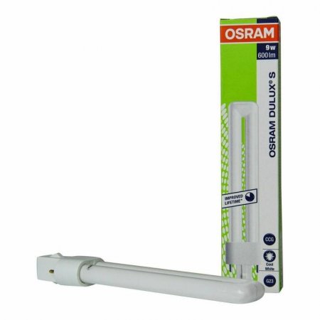 Лампа люминесцентная Osram CFL Dulux S 9W/840 9 Вт G23 S 4000 К КЛЛ (4008321664310)