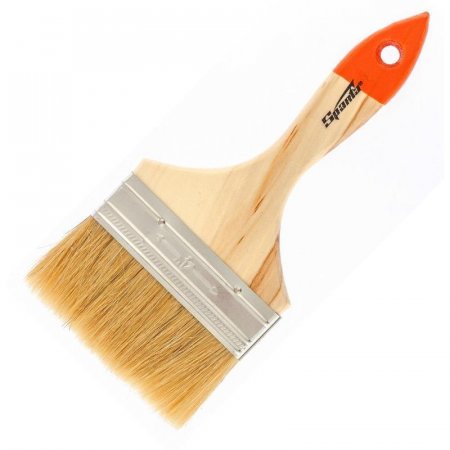 Кисть малярная плоская Sparta из натуральной щетины 100 мм
