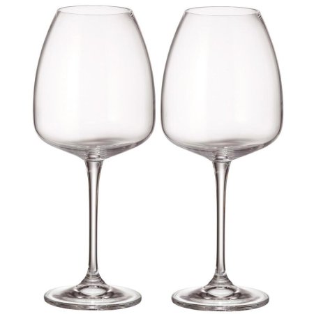 Набор бокалов для вина Crystal Bohemia Anser стеклянные 610 мл (2 штуки  в упаковке)