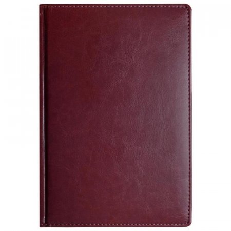Ежедневник недатированный Attache Agenda искусственная кожа А5 176 листов бордовый (148x218 мм)