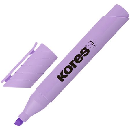 Текстовыделитель Kores High Liner Plus Pastel фиолетовый (толщина линии  0.5-5 мм)