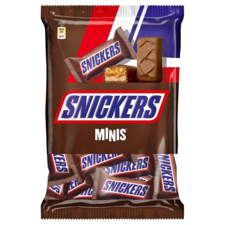 Шоколадный батончик Snickers мини 180 г