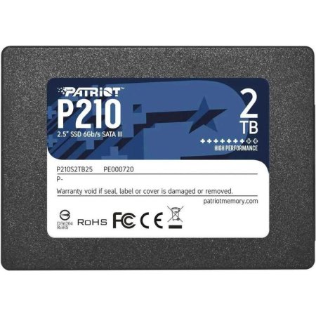 SSD накопитель Patriot Memory P210 2 ТБ (P210S2TB25) SSD накопитель Patriot Memory P210 2 ТБ (P210S2TB25)