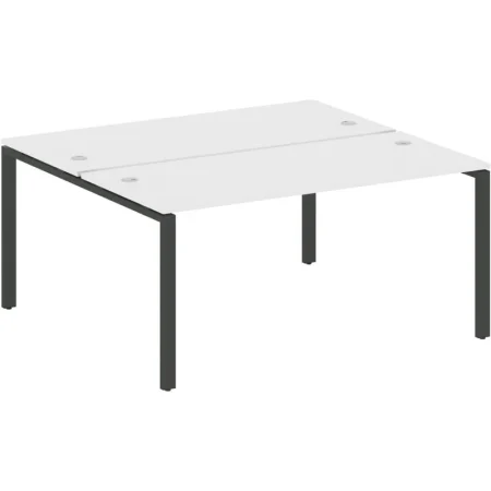 Рабочая станция Metal System Style БП.РАС-СП-2.4 (белая/антрацит, 1600x1475x750 мм)
