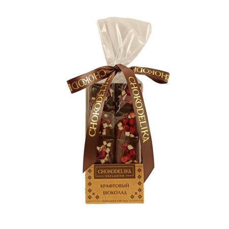 Шоколад подарочный Chokodelika темный Крафтовый микс 50 г