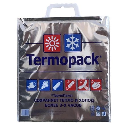 Термопакет Termopack 3-х слойный металлизированная пленка/ПВД  серебристый 32x1x35 см