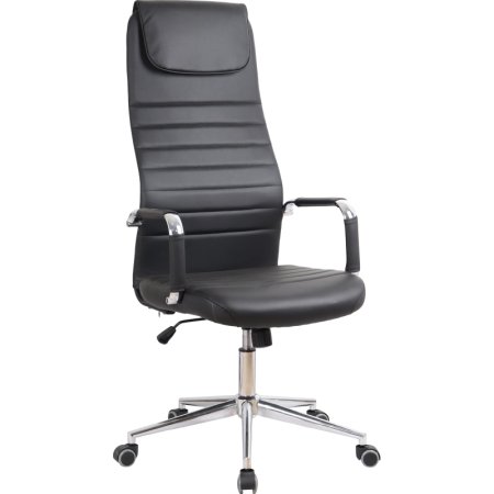 Кресло для руководителя Easy Chair 565 TPU чёрное (экокожа, металл)