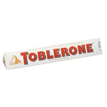 Шоколад Toblerone белый с медово-миндальной нугой 100 г