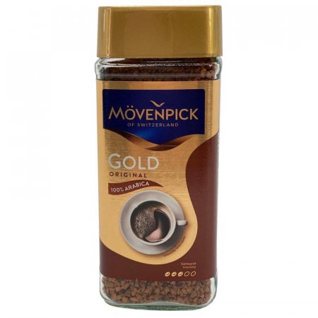 Кофе растворимый Movenpick Gold Original 200 г (стекло)