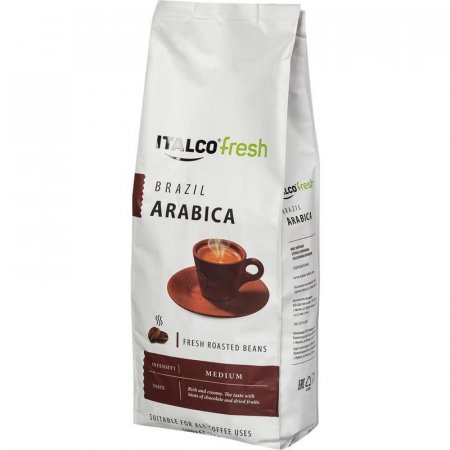 Кофе в зернах ItalcoFresh Brazil Arabica жареный 1 кг