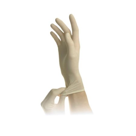 Перчатки медицинские хирургические латексные SFМ стерильные опудренные  размер L (8.5) бежевые (100 штук в упаковке)