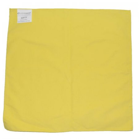 Салфетка хозяйственная Vermop Softy микроволокно 40х40см  жёлтая 3 штуки в упаковке 853605