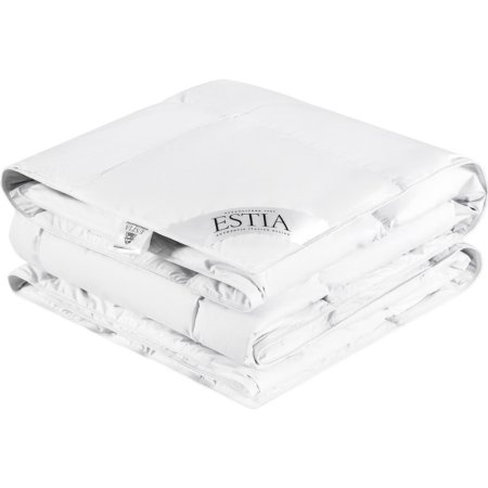 Одеяло 1.5-спальное Estia Аоста 140x200 см стеганое с кантом белое