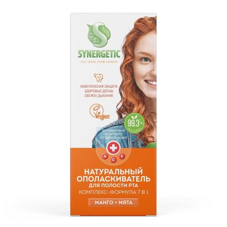 Ополаскиватель для полости рта Synergetic комплекс-формула 7в1 200 мл