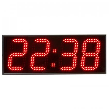 Часы настенные Импульс Электронное табло 418-T-ER2 (60x23x6.5 см)