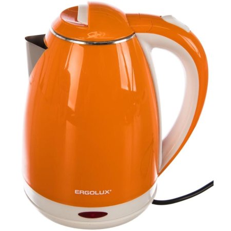 Чайник электрический Ergolux ELX-KS07-С37 оранжевый
