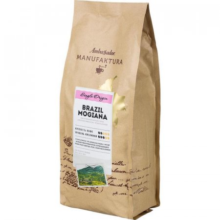 Кофе в зернах Ambassador Manufaktura Brazil Mogiana 100% арабика 1 кг