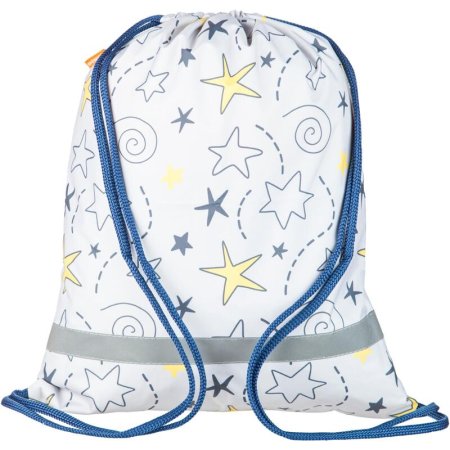 Мешок для сменной обуви Комус Класс 360x470 мм серый с 1 отделением