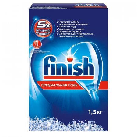Соль от накипи для посудомоечных машин Finish 1.5 кг