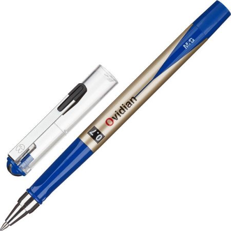 Ручка гелевая неавтоматическая M&G Ovidian синяя (толщина линии  0.5 мм)