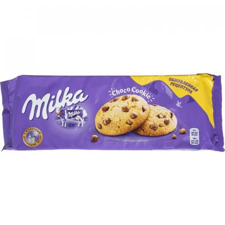 Печенье Milka с кусочками молочного шоколада 168 г