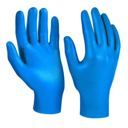 Перчатки одноразовые Manipula Эксперт DG-043 латекс синие (размер 9, L,  50 пар/100 штук в упаковке)