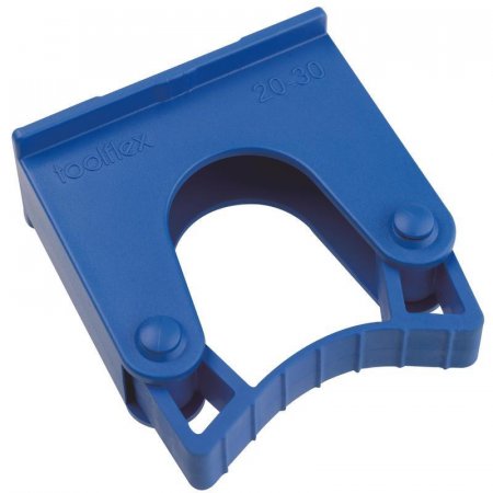 Зажим  для щеток и рукояток Hillbrush Hold 1 B пластик синий (диаметр 20-30 мм)