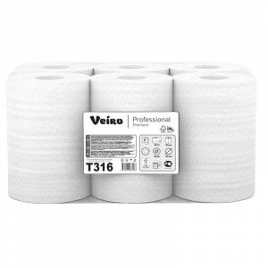Бумага туалетная в рулонах Veiro Professional Premium 2-слойная 12 рулонов по 50 метров (артикул производителя T316)