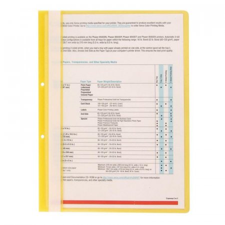 Папка-скоросшиватель с перфорацией на корешке Attache прозрачная пластиковая А4 желтая (верхний лист 0.11 мм, нижний лист 0.15 мм, до 100 листов)