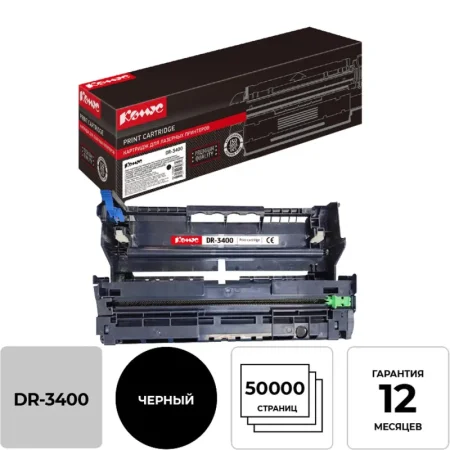 Фотобарабан Комус DR-3400 для Brother черный совместимый