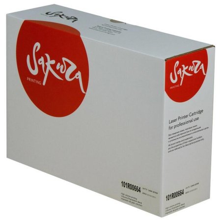 Фотобарабан Sakura 101R00664 SA101R00664 для Xerox черный совместимый