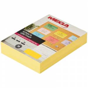 Бумага цветная для офисной техники ProMega Intensive желтая (А4, 80 г/кв.м, 500 листов)
