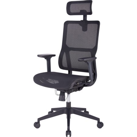 Кресло для руководителя Easy Chair 601 MC чёрное (сетка, пластик)