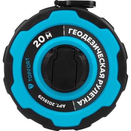 Рулетка геодезическая TOPFORT Master 20 м х 15 мм в прорезиненном  корпусе (2019129)