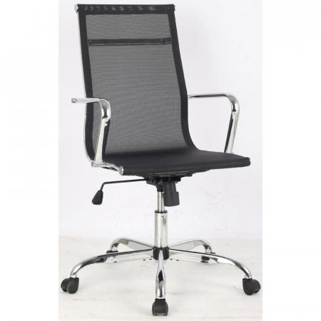 Кресло для руководителя EChair 706 T черное (сетка/металл)