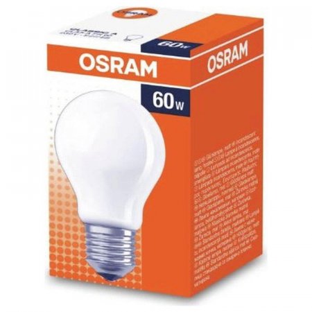 Лампа накаливания Osram 60 Вт Е27 грушевидная матовая 2700 К теплый белый свет