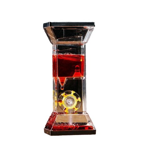 Часы Гелевые Дорилей красный 5х12 см