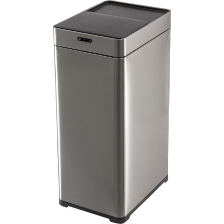 Ведро мусорное сенсорное JVC JB0301S 30 л нержавеющая сталь с крышкой  серебристое (56.5x31x44 см)