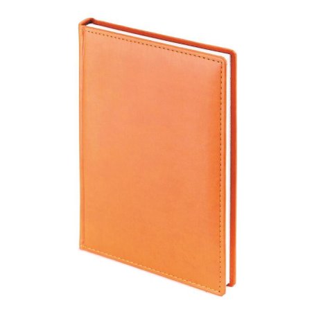 Ежедневник датированный 2023 год Attache Velvet искусственная кожа А5 168 листов оранжевый (145х206 мм)