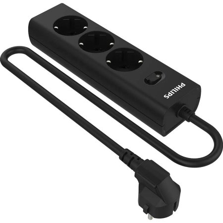 Сетевой фильтр Philips CHP2135BA/51 на 3 розетки 2 метра