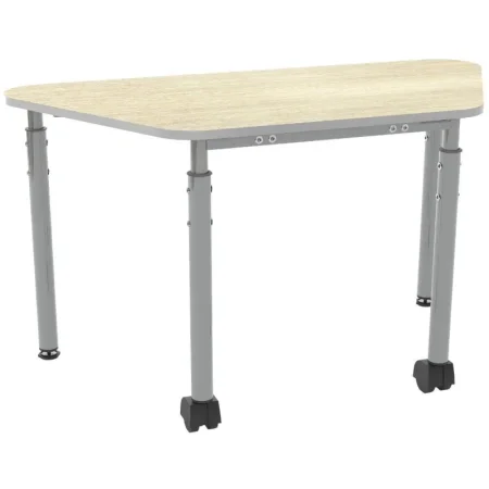 Стол Точка Роста Трапеция (дуб шамони светлый, 1030х500х760 мм, рост  3-6)
