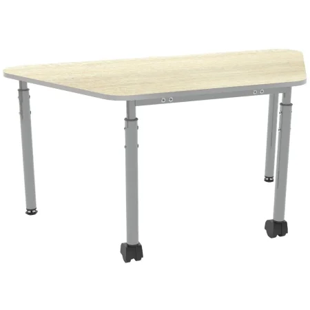 Стол Точка Роста Трапеция (дуб шамони светлый, 1200х574х760 мм, рост  3-6)