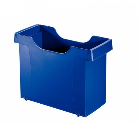 Короб архивный для подвесных папок Leitz Plus А4 пластиковый синий (нескладной)